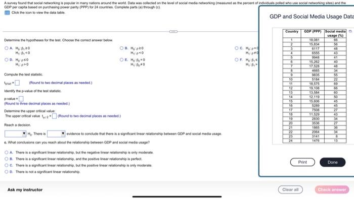Solved A survey found that social networking is popular in | Chegg.com