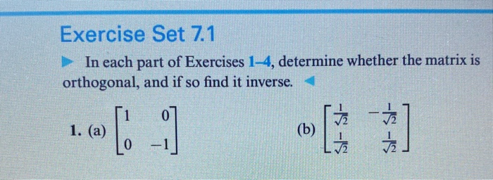 Solved Exercise Set 7.1 In each part of Exercises 1-4, | Chegg.com