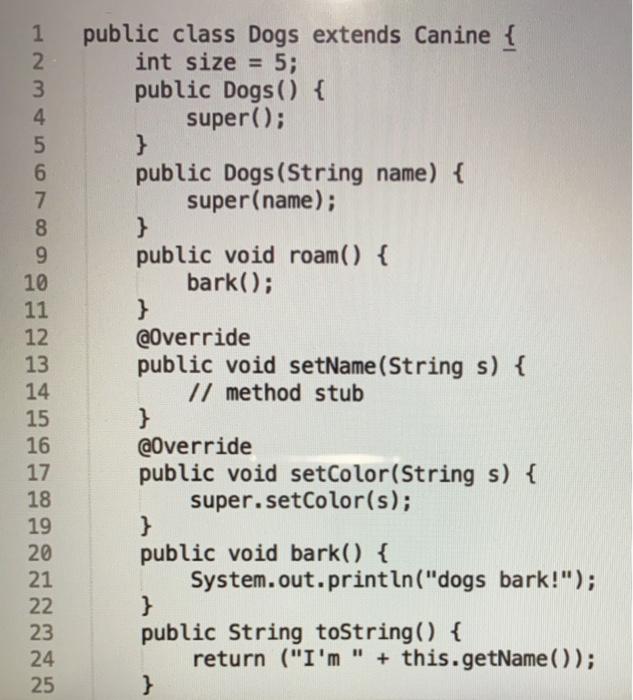 Solved 1. Does the code Compile and if not identify in which | Chegg.com