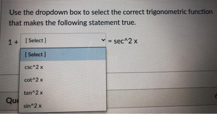 Solved Use the dropdown box to select the correct | Chegg.com