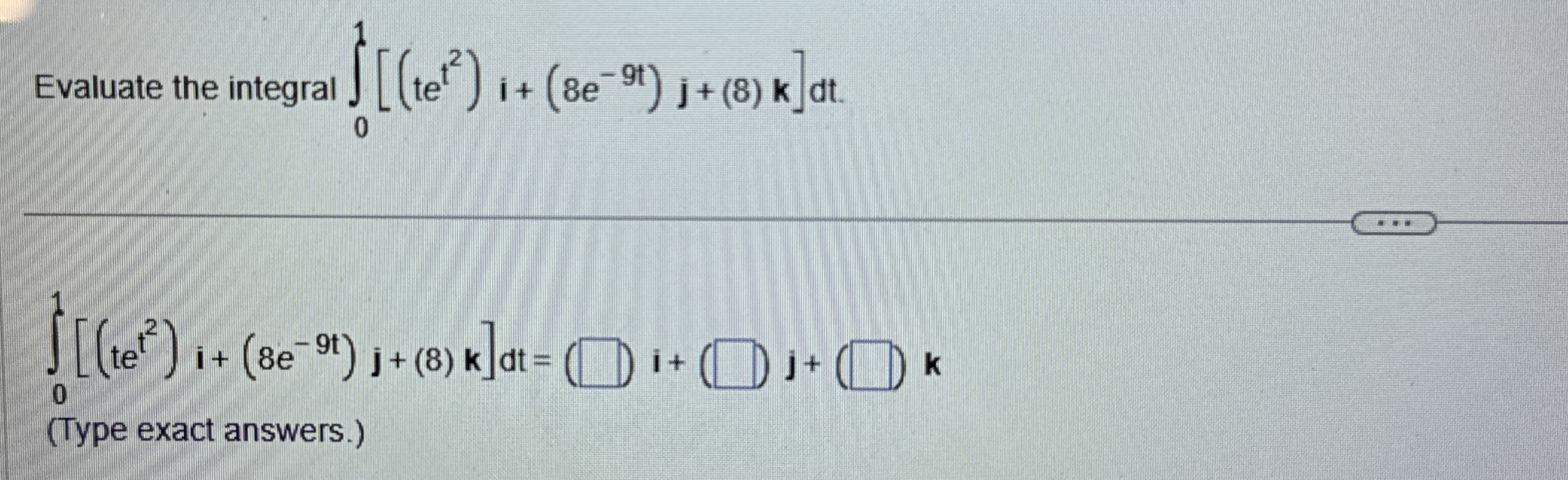 Evaluate The Integral | Chegg.com