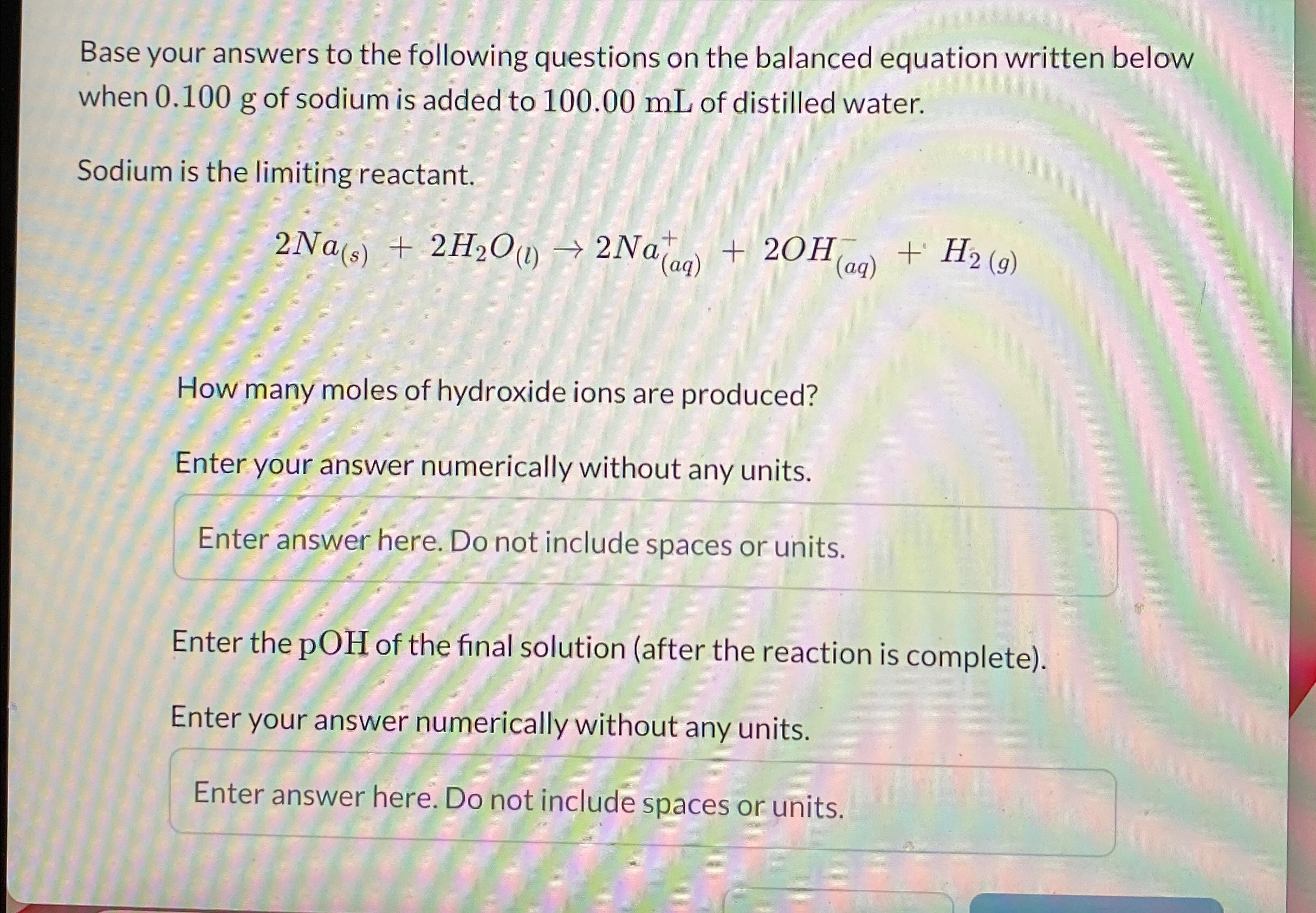 Solved Base your answers to the following questions on the | Chegg.com