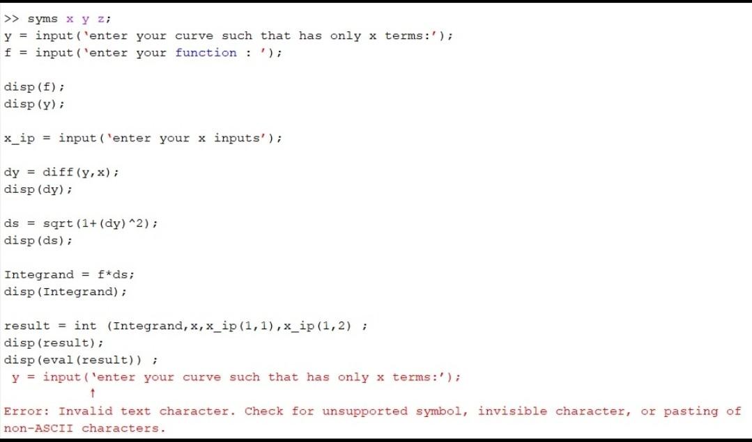 Solved What is wrong with the matlab code here ? Can someone | Chegg.com