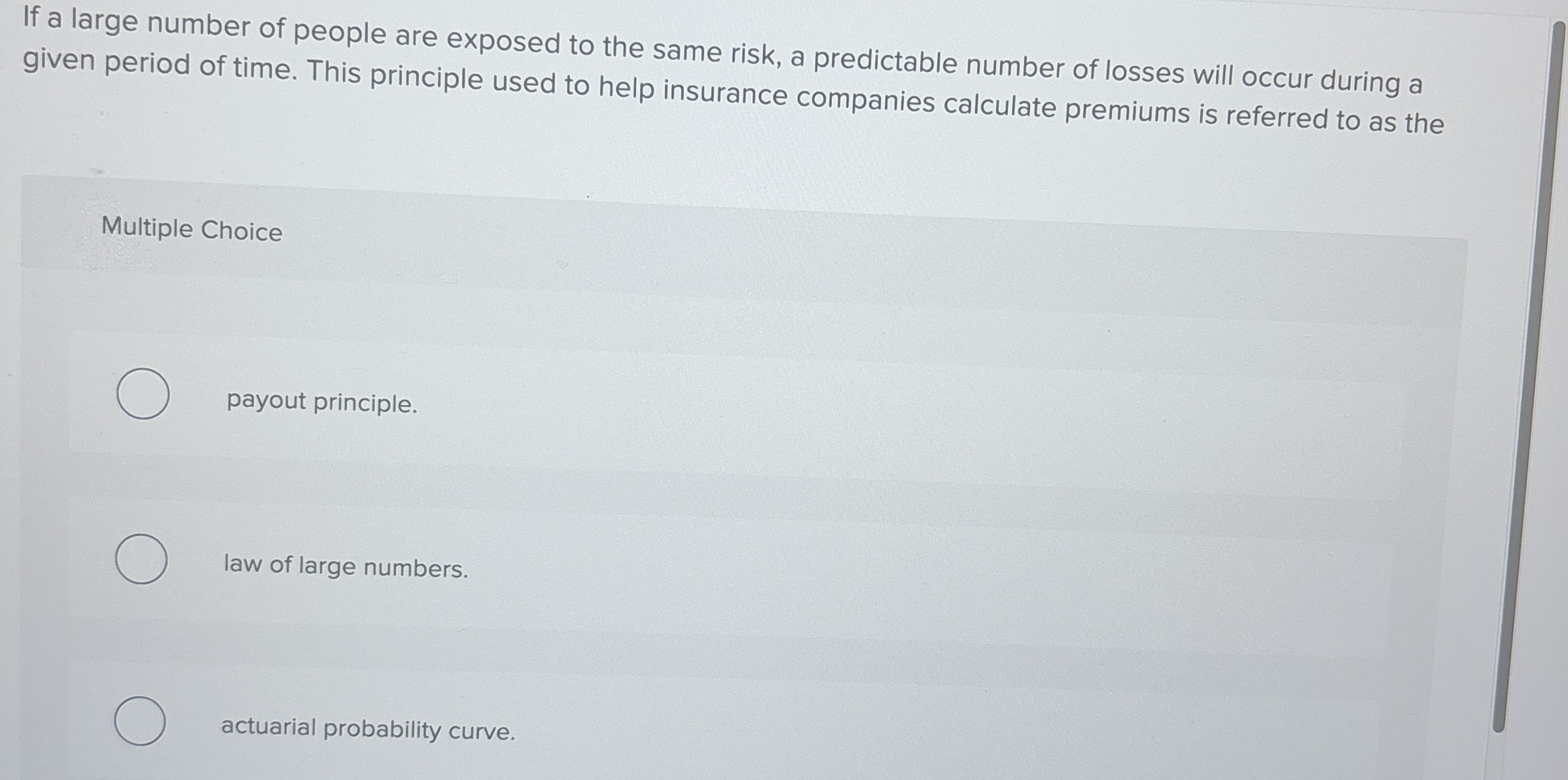 Solved If a large number of people are exposed to the same | Chegg.com
