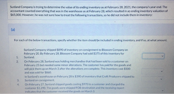 Solved Sunland Company Is Trying To Determine The Value Of | Chegg.com