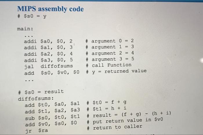 Solved Can you please explain how to write a mips assembly | Chegg.com