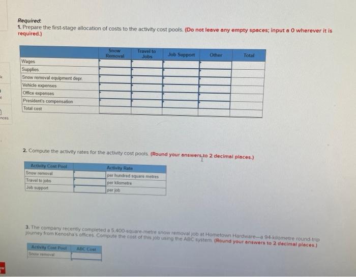 Problem 7-19 Evaluating The Profitability Of Services | Chegg.com