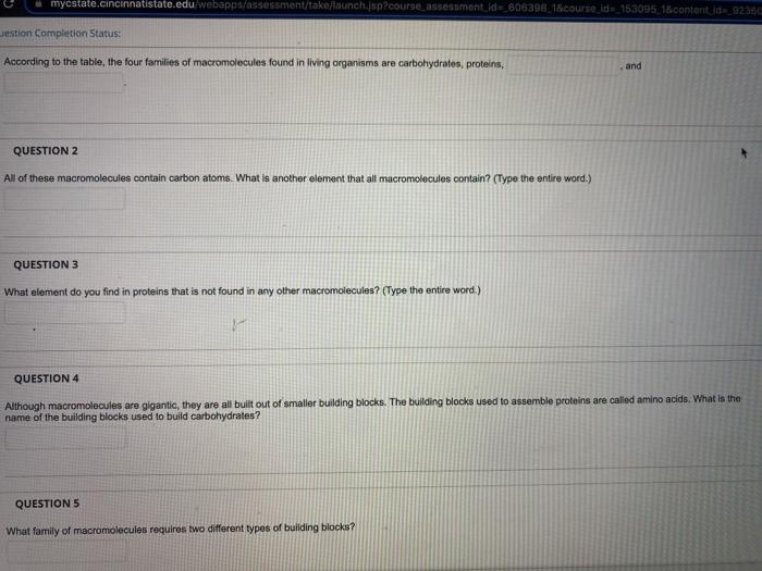 Solved UVU Blackboard Signat 1 2 75 Family Of Chegg