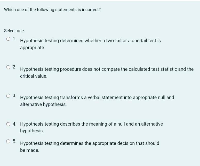 Solved In testing concepts, a fault is: Select one: a. A