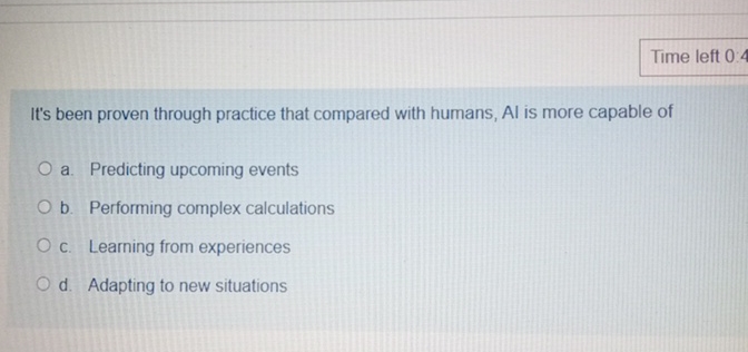 Solved Time Left 0It's Been Proven Through Practice That | Chegg.com