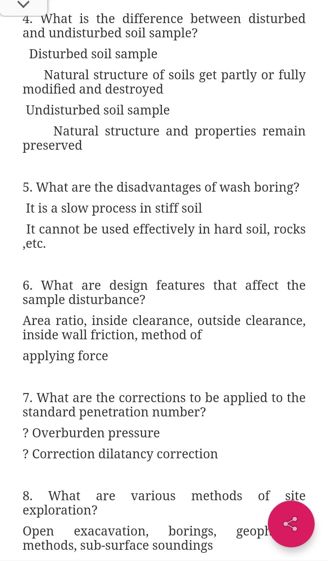 Difference Between Disturbed And Undisturbed Soil