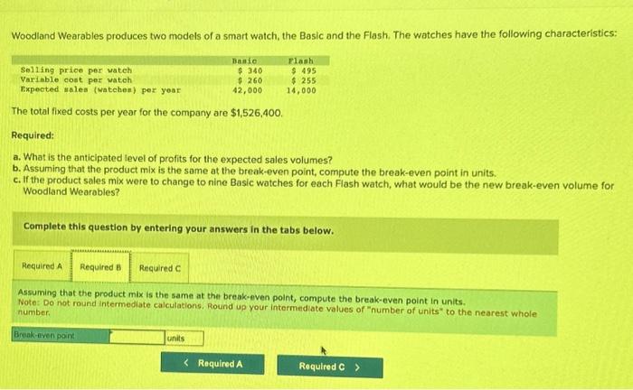 Solved The total fixed costs per year for the company are | Chegg.com