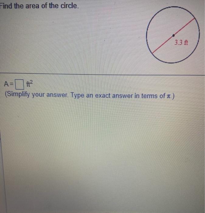 find area of circle inside square