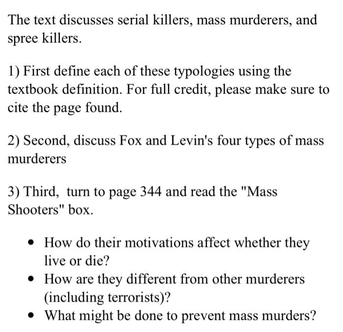 Mass Murderers, Unlike Serial Killers, Are Hard to Profile