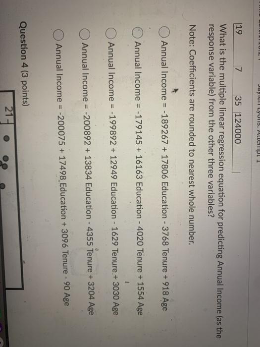 Solved Question 3 (3 points) A survey conducted by a | Chegg.com