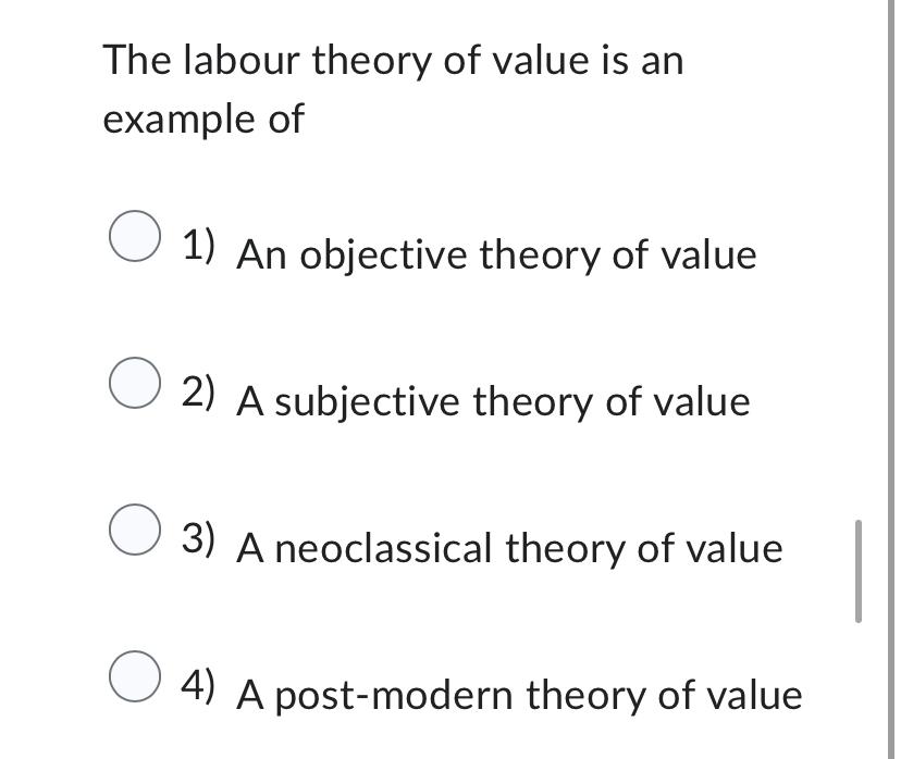 labour theory of value criticism