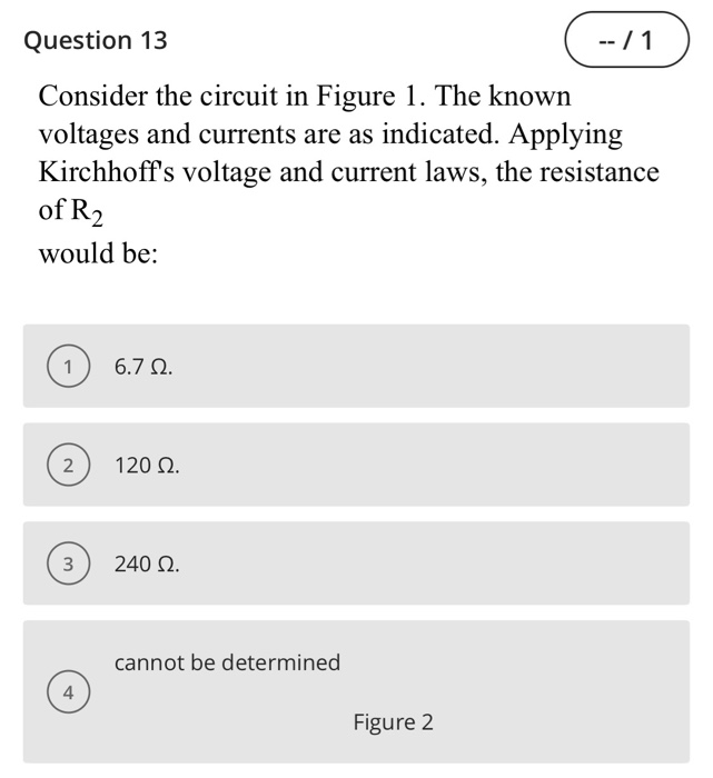 Solved Question 11 ( -- / 1 Consider the circuit in Figure | Chegg.com
