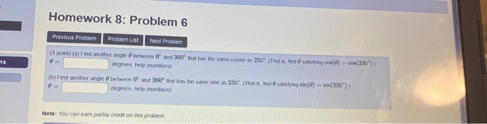 Solved Homework 8: Problem 6 Previous Problem Problem List | Chegg.com
