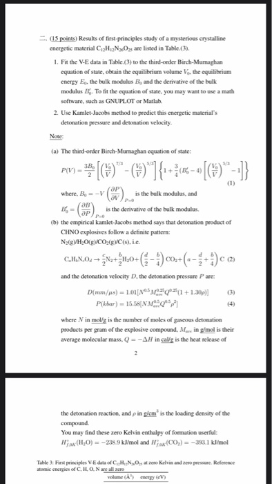 Chno Explosives Follow A Definite Pattern N G H Chegg Com