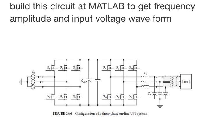 Solved build this circuit at MATLAB to get frequency | Chegg.com