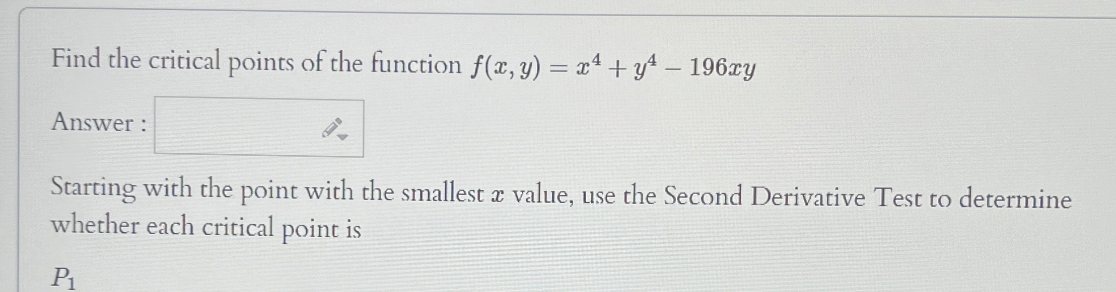 Solved Find the critical points of the function | Chegg.com
