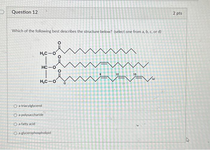 Solved Which of the following is a generic representation of | Chegg.com
