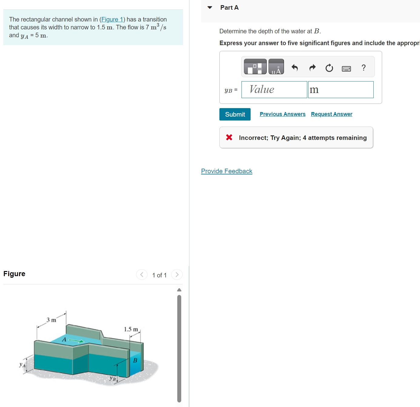 Solved by an EXPERT Part AThe rectangular channel shown in (Figure 1 ...