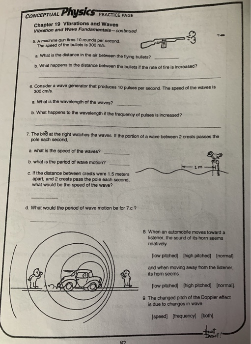 Solved CONCEPTUAL Physics Chapter 19 Vibrations And Waves Chegg