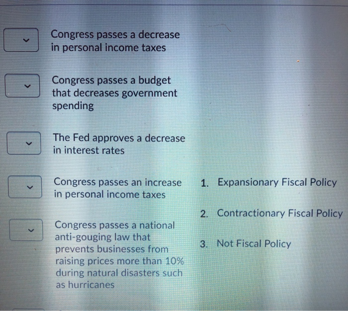 solved a decrease in personal incomea decrease in... Solved Congress passes a decrease in personal income taxes | Chegg.com