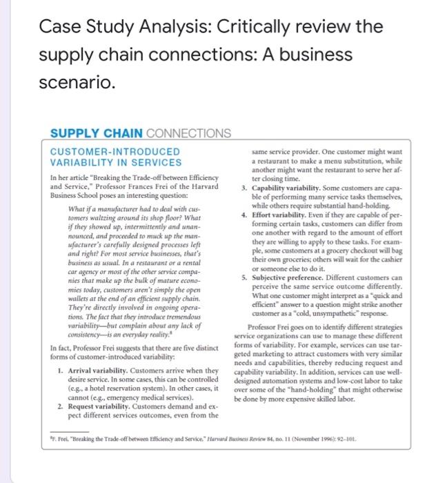 Solved Case Study Analysis Questions [10 Marks] Questions | Chegg.com