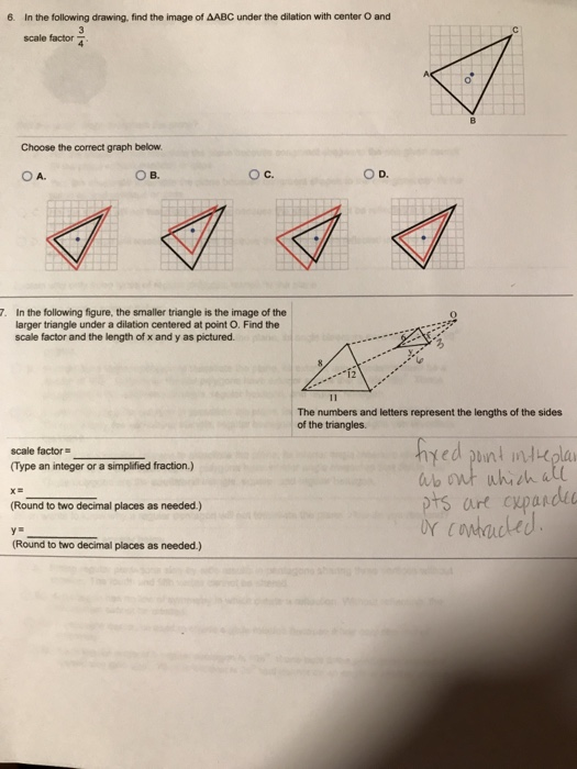 Solved and 6. In the following drawing, find the image of | Chegg.com