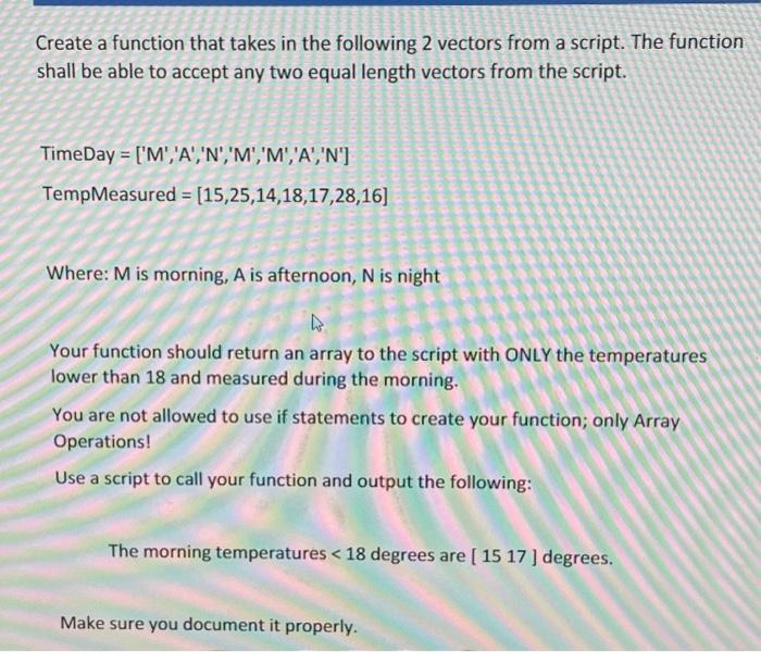 Solved Create a function that takes in the following 2 | Chegg.com