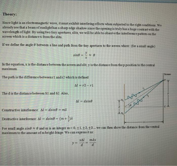 Solved Question 2 What is the path difference Al and the | Chegg.com