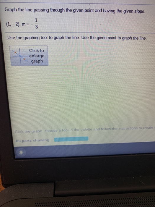 Solved graph the line passing through the given point and | Chegg.com