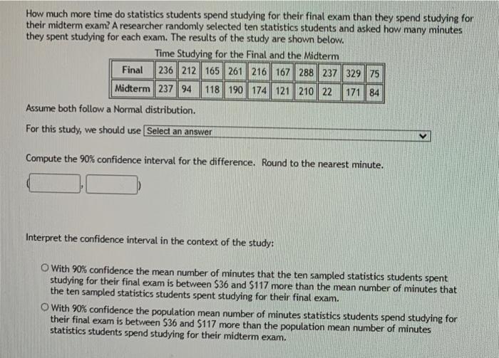 Answered: How much more time do statistics…