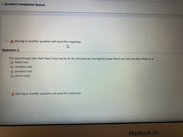 Solved * Question Completion Status: A Moving to another | Chegg.com
