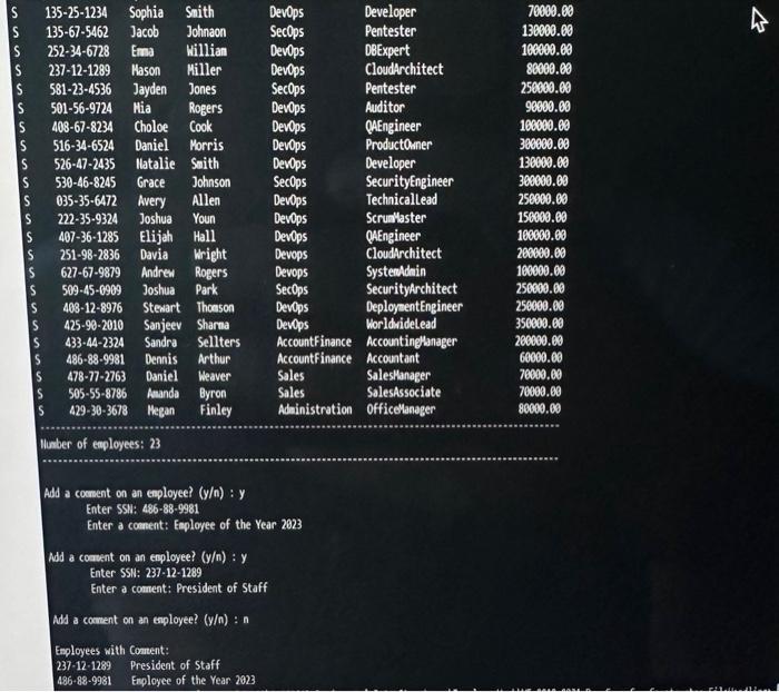 Solved Review and reinforcement of file handling, C-string, | Chegg.com