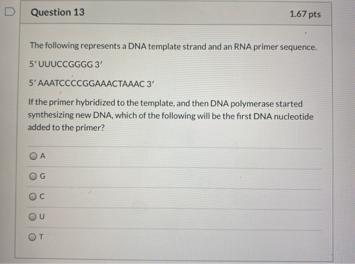 Solved Question 12 1.67 pts What is one difference between | Chegg.com