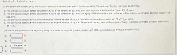 Solved At the end of the current year, the accounts | Chegg.com
