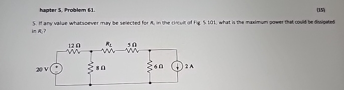 Solved hapter 5, ﻿Problem 61.(15)5. ﻿If any value whatsoever | Chegg.com