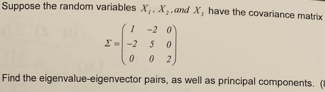Solved Suppose the random variables X1,X2, and X3 have the | Chegg.com