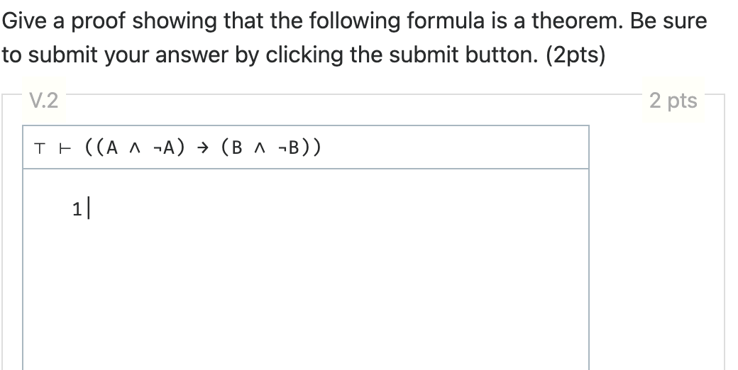 Give a proof showing that the following formula is a | Chegg.com