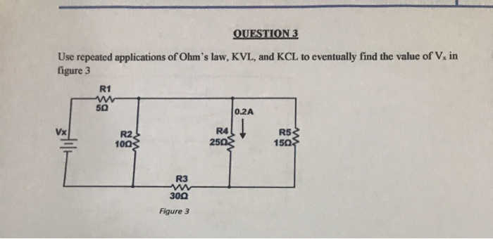 Solved QUESTION 2 For the circuit shown in figure 2, use | Chegg.com