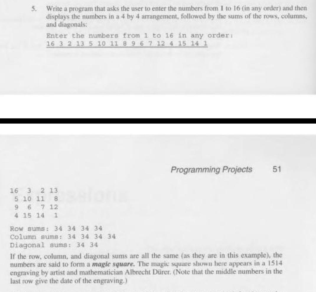 Solved 5. Write a program that asks the user to enter the | Chegg.com