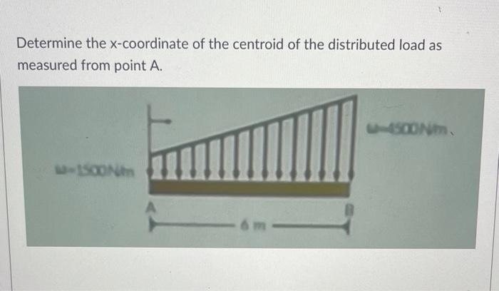 Solved Determine the x-coordinate of the centroid of the | Chegg.com