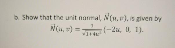 Solved 5 35 Pts Consider The Surface S Given By U V Chegg Com