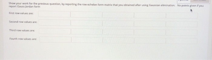 Solved 7 points Save Answe Solve the system of linear | Chegg.com