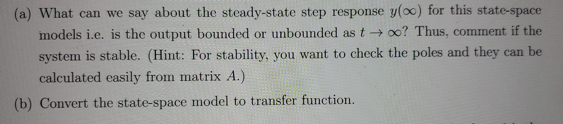 Solved (10 Points) Consider The Following State-space Model. | Chegg.com