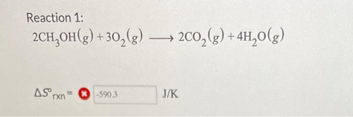 Solved Calculate ΔS∘ for each of the three following | Chegg.com