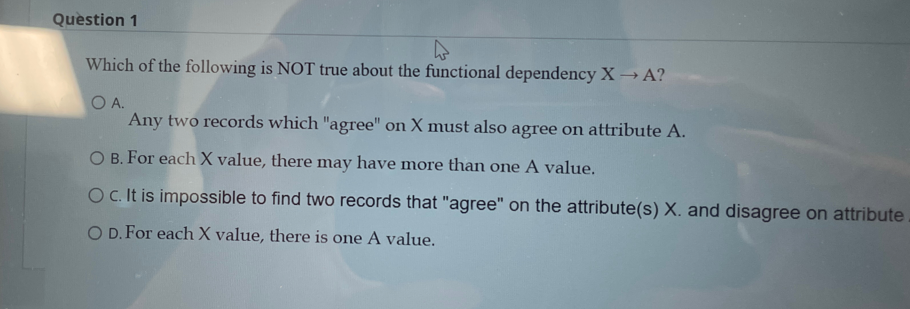Solved Question 1Which of the following is NOT true about | Chegg.com